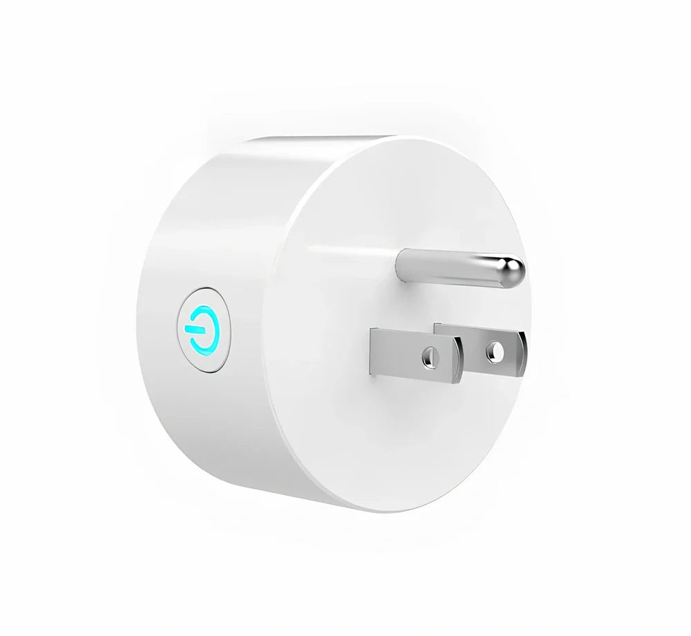 UK three-pin WIFI smart plug adapter with four outlets and USB ports for remote control via app or Alexa