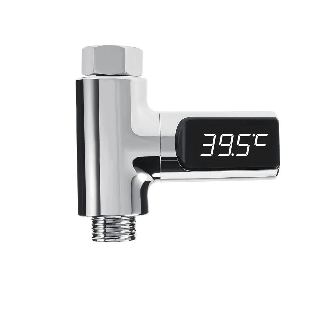 Smart Shower Temperature Control Monitor with LED Display for Precise Water Temperature Tracking and Personalized Shower Comfort