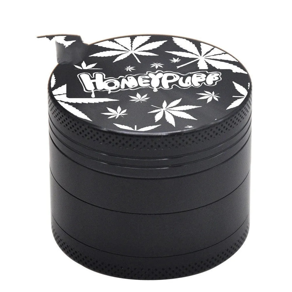 Four-layer aluminium alloy grinder with windproof function and multi-tool features in T6 CNC finish