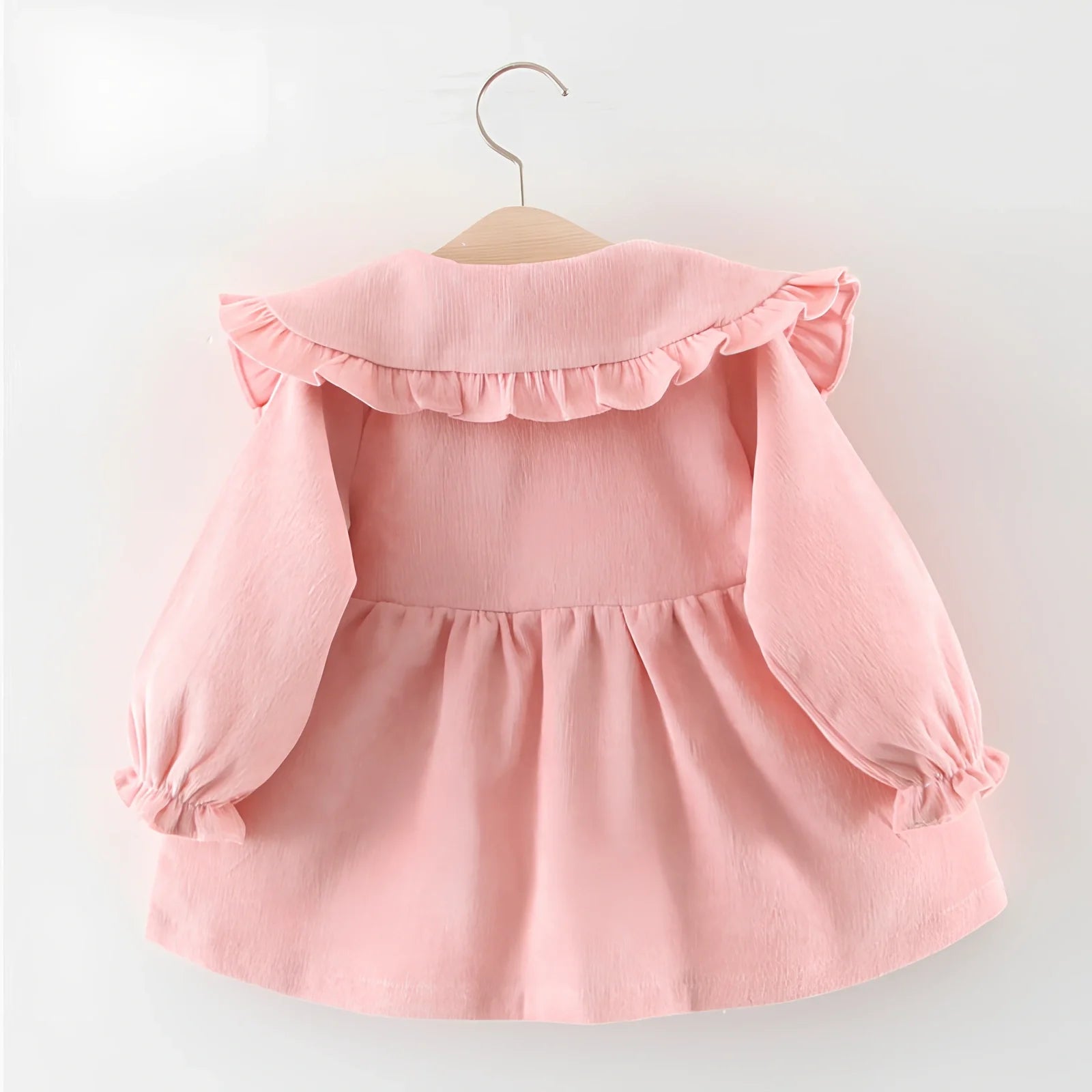 Baby girl cotton corduroy dress with bow detail in multiple colour options