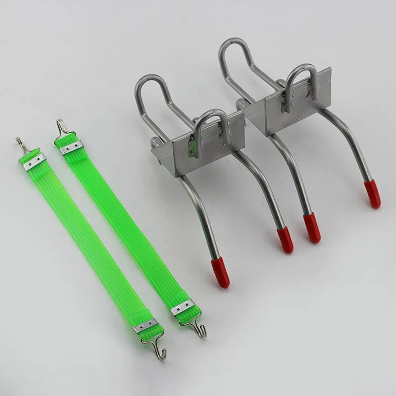 Tree climbing artifact non-slip feet in 304 stainless steel with sharp claws and fastening straps