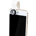 Macro phone lens with aluminium shell and clip, black colour option