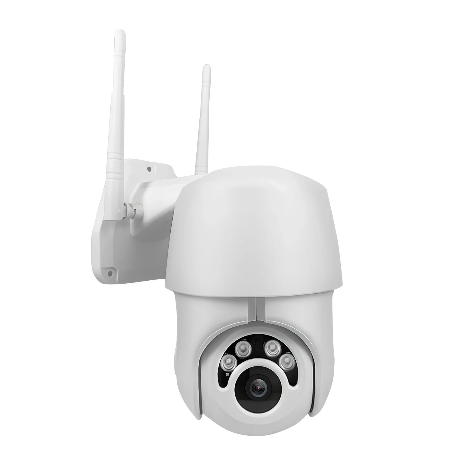 1080P wireless dome IP camera with 3.6mm lens, 355-degree pan, and 10-metre night vision for outdoor surveillance