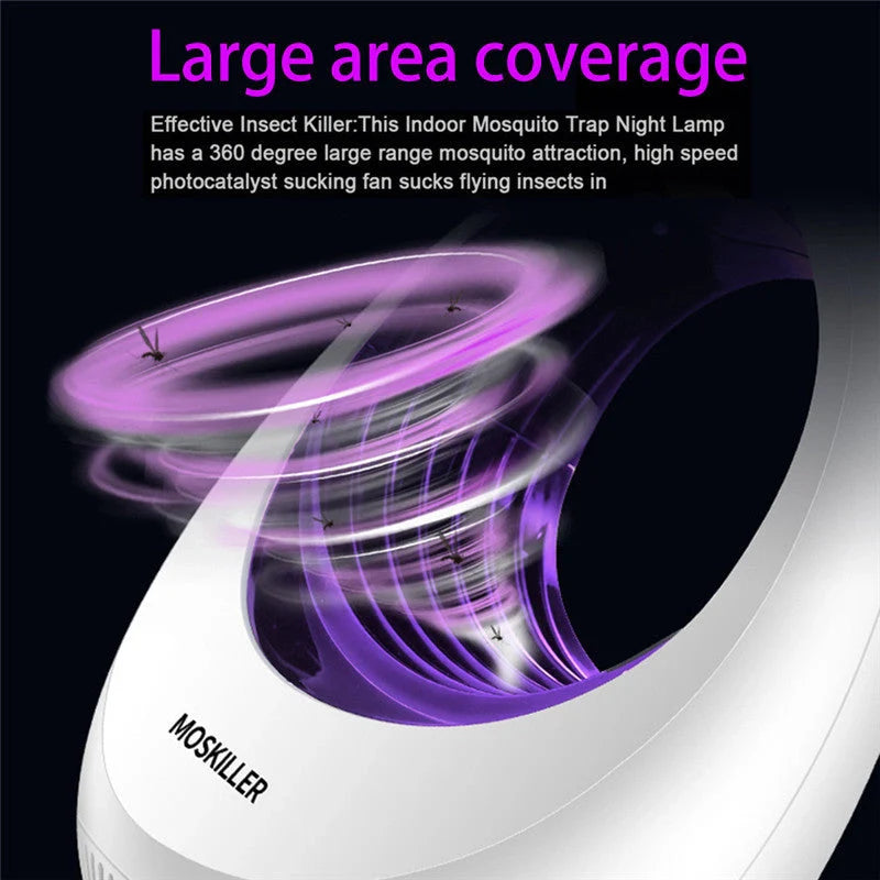 White LED Photocatalyst Mosquito Repellent Lamp with USB interface