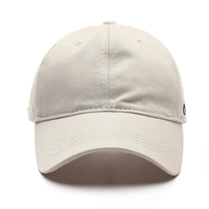 Adjustable cotton baseball cap with side letter embroidery in multiple colours