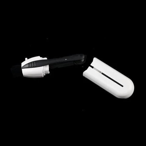 Compact eyewear cleaning brush for glasses and sunglasses, available in multiple colours