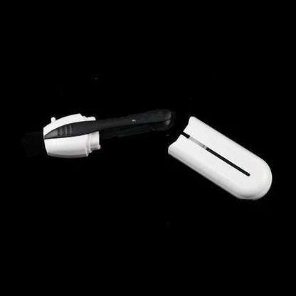 Compact eyewear cleaning brush for glasses and sunglasses, available in multiple colours