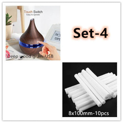 LED Essential Oil Diffuser with ultrasonic technology for calm and moisture