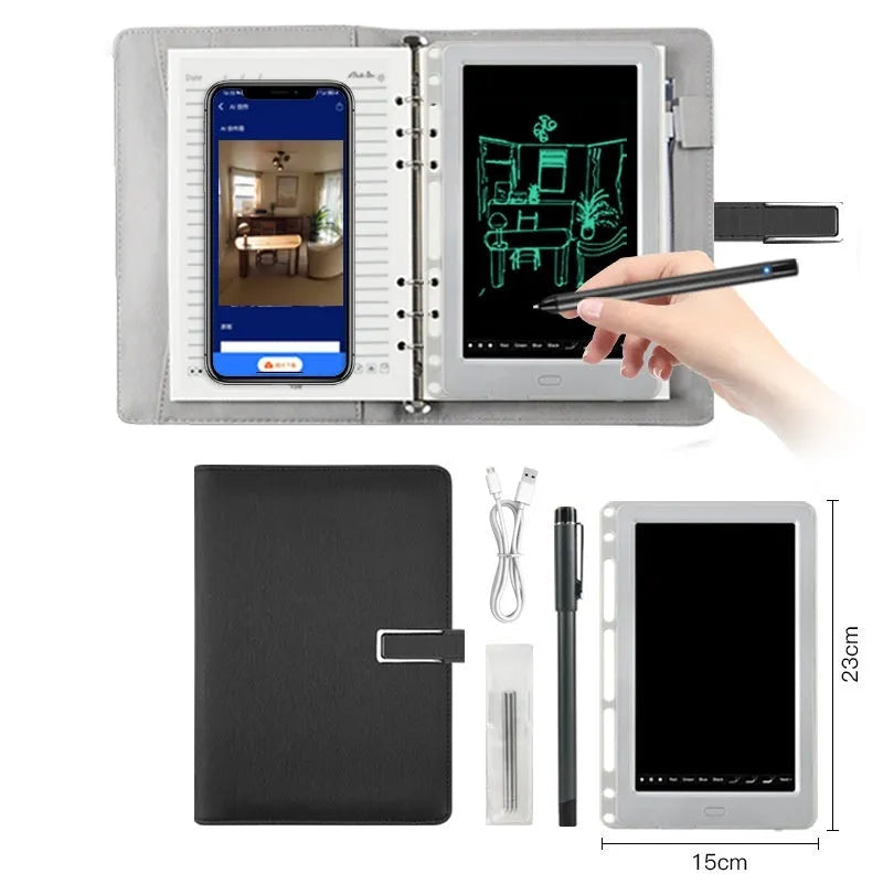 85-inch electronic writing pad with stitching appearance design and Bluetooth connectivity