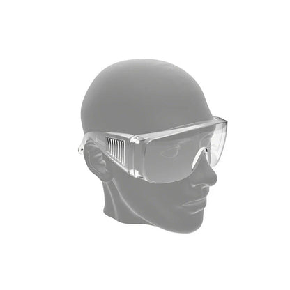 Durable polycarbonate blinds goggles with clear lenses for eye protection