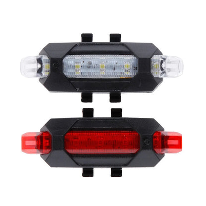 High brightness LED bike taillight with rechargeable battery and waterproof design