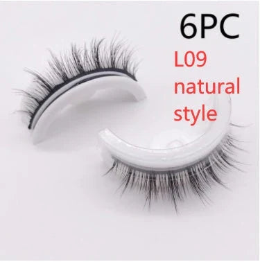 Captivating 3D layered mink-like false eyelashes for bold, voluminous eye makeup looks