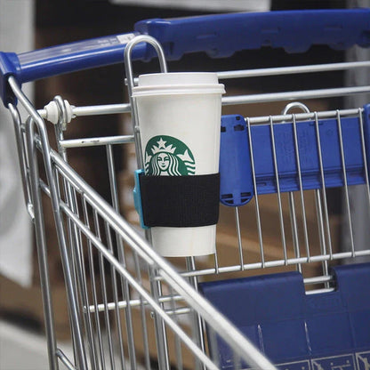 Adjustable magnetic water cup belt in black, blue, and green for fitness and outdoor use