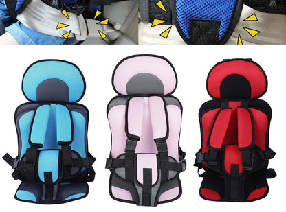 Infant Safe Seat Portable Baby Safety Seat with adjustable headrest and five-point harness