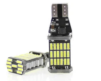 45 SMD 4014 LED canbus bulb with T15 W16W socket, 25mm long, super bright brake and reversing light