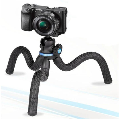 Flexible octopus tripod for Apple iPhone with 360-degree rotation