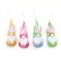 Four cloth faceless decorative dolls with beard and ear details in LFH52 colour