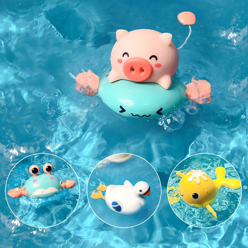 Cool Tour Pig ABS plastic baby water toy for safe and fun play