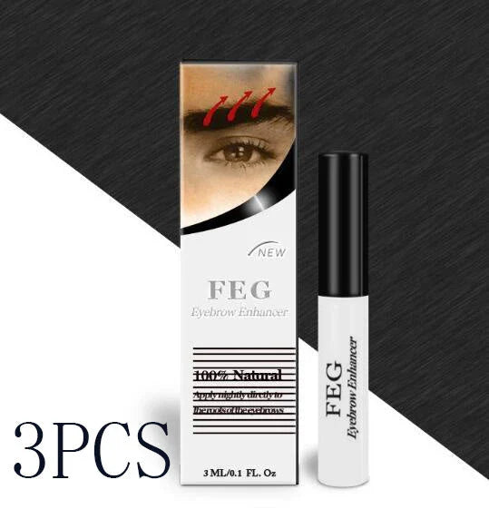 FEG Eyelash Enhancer bottle with serum for healthier lashes and brows