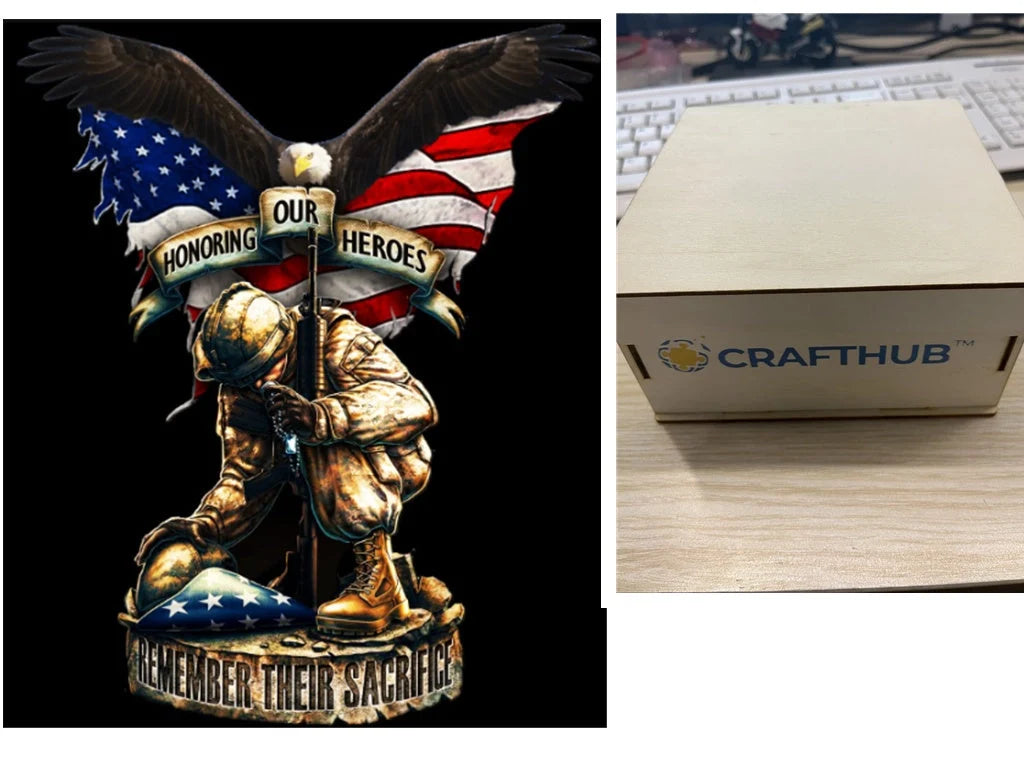 Animal Puzzle Craft Hub A3 Size Wooden Box for puzzle storage and display