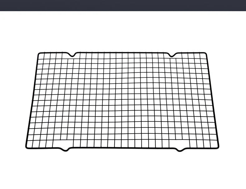 Stainless steel nonstick cooling rack for baked goods, 41x24.5x2.3cm