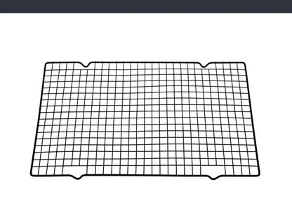 Stainless steel nonstick cooling rack for baked goods, 41x24.5x2.3cm