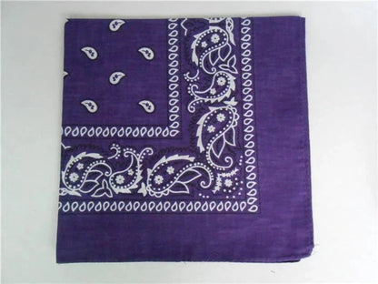 Cashew Flower Paisley Hip Hop Square Scarf in various colours