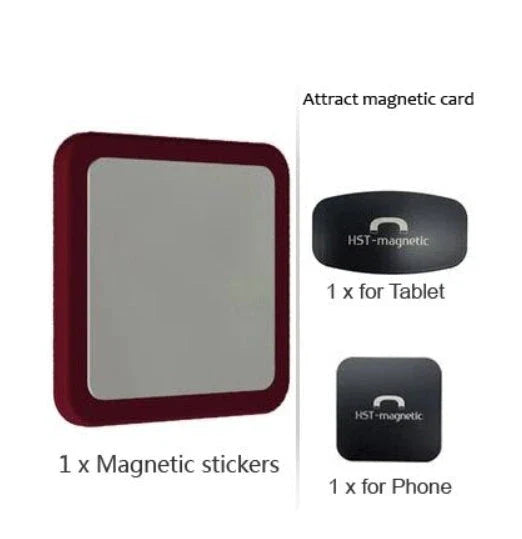 Magnetic Stickers for iPadProAir Tablet and Mobile Wall Fixing Bracket in various colours