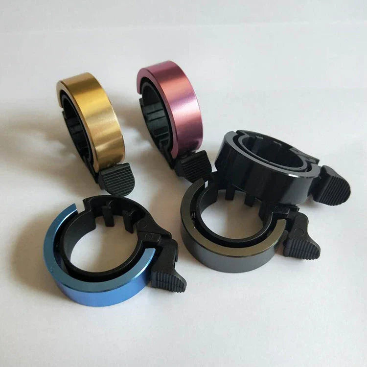 Aluminum alloy bicycle bell for mountain and road bikes with 90dB sound