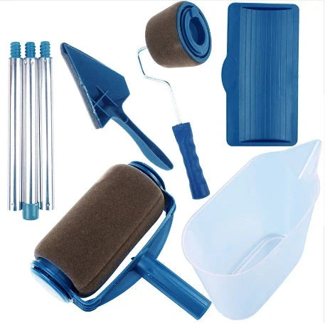 Versatile Painting Roller Brush Set with interchangeable heads, suitable for various painting projects and surfaces