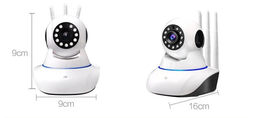 Wireless indoor surveillance camera with HD 1080P and infrared night vision