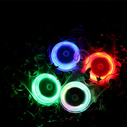 Camping safety light measuring 5.8x3.5x6cm with LED illumination and press switch