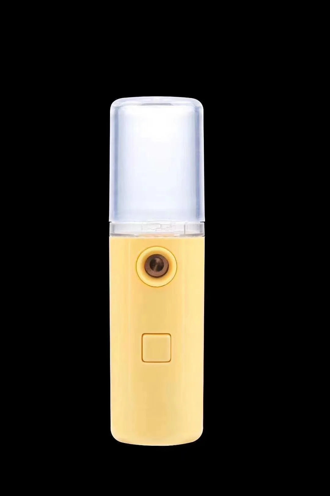 Compact portable nanospray humidifier for deep skin hydration in various colors