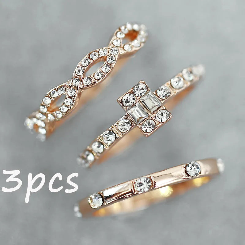 Diamond inlaid zircon ring in sterling silver with cubic zirconia stone on white background