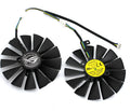EVERFLOW T129215SM 95mm x 95mm x 10mm GPU cooling fan with 4-Pin Header connector for graphics card replacement