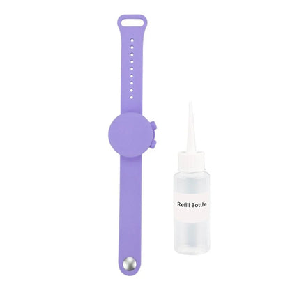 Outdoor silicone wristband hand sanitizer disinfectant bracelet in various colours