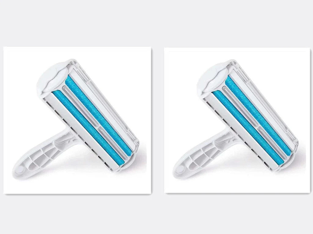 Durable ABS pet hair remover tool with 2-way design for efficient cleaning