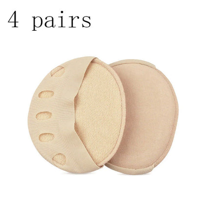 Invisible five finger socks with forefoot cushion pads for foot pain relief