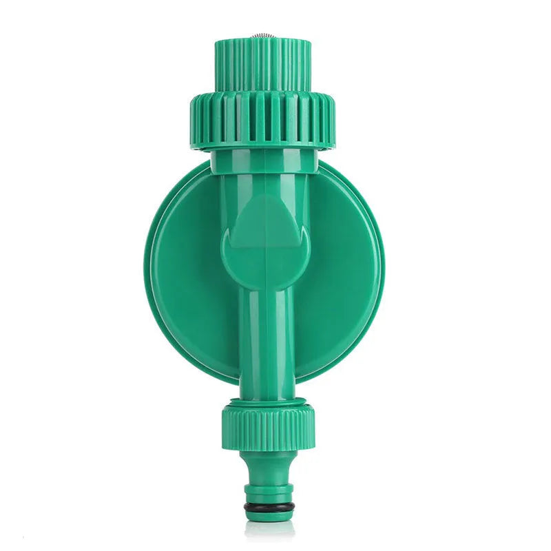 Green automatic watering timer for drip irrigation systems with programmable controls