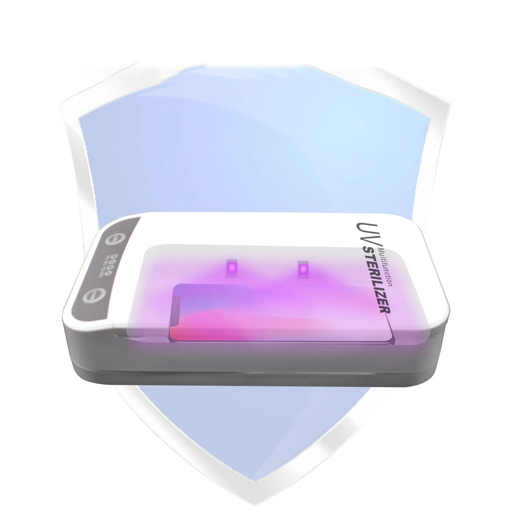 UV disinfection box for phones with 4W UVC lamps, dimensions 218x123x53mm