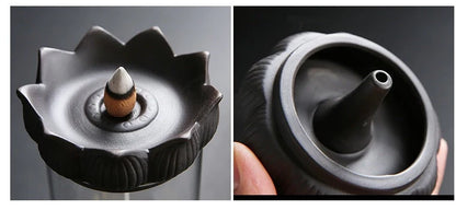 Goku Back Incense Burner ceramic design with windshield feature