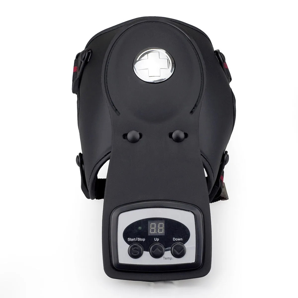Infrared knee and shoulder massager unit with separate pads and power adapter