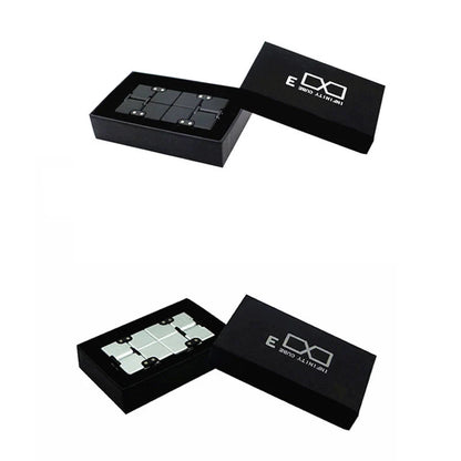 Infinity Cube Educational Toy in zinc alloy, available in multiple colours for focus enhancement and stress relief.
