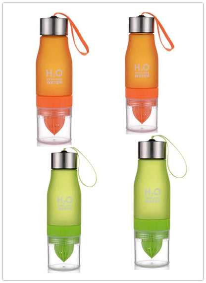 Frosted Plastic Lemon Cup in various colours, BPA-free, 650ml capacity