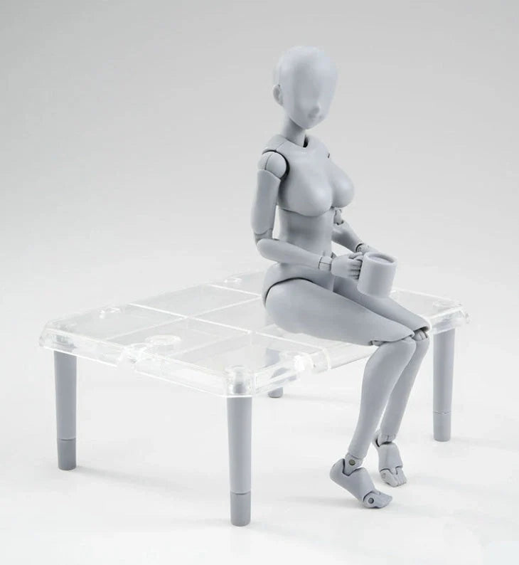 Articulated human mannequin kits for artists with interchangeable accessories