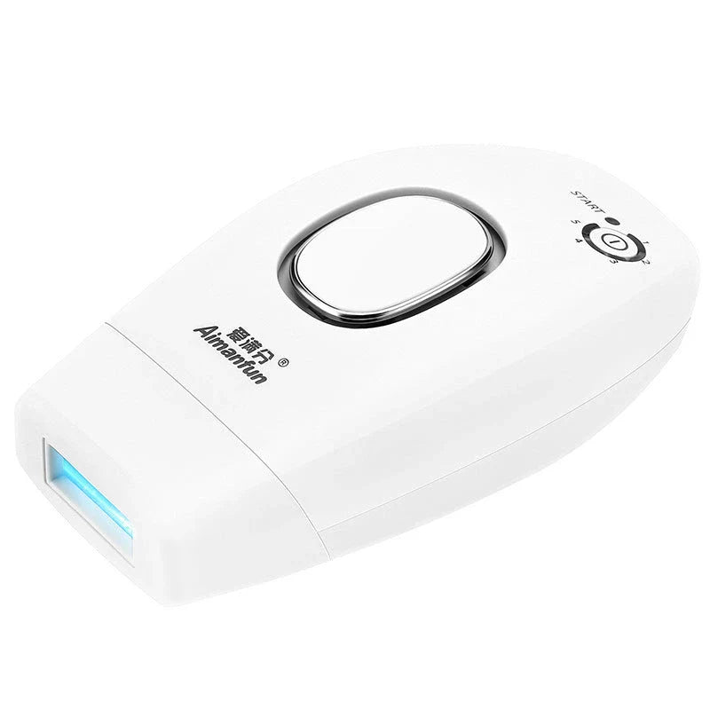 Laser hair removal device for at-home use, effective on legs, arms, and underarms