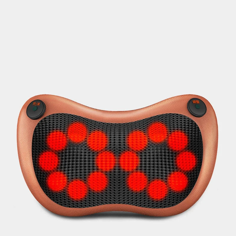 Massager Pillow with multiple head options for customised muscle relief