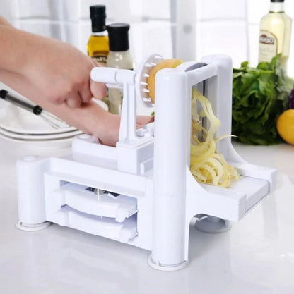 Multi-function vegetable cutter with stainless steel blades for shredding and slicing