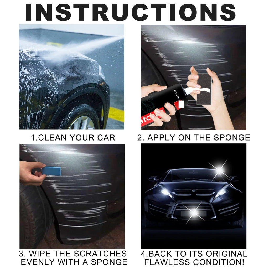 60ml tube of automotive scratch repair cream for car paint scratch removal