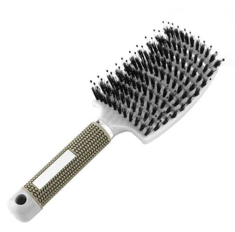 Ultra-Soft Detangling Hair Brush with Scalp Massage - Premium Bristles and Nylon for Effortless Tangle-Free Hair